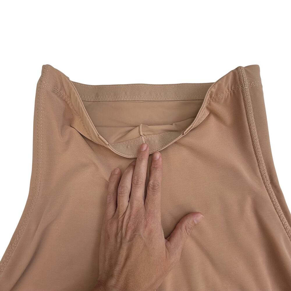 Honeylove SuperPower Mid Thigh Bodysuit Shapewear Nude XL - Picture 12 of 15